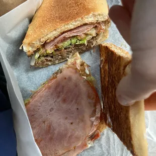 Cubano minus pickles and mustard