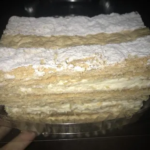 a stack of layered cakes