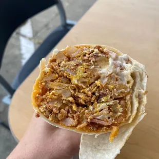 Los Arcos Breakfast Burrito