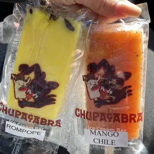 Paletas Chupacabras - Mexican flavored popsicles