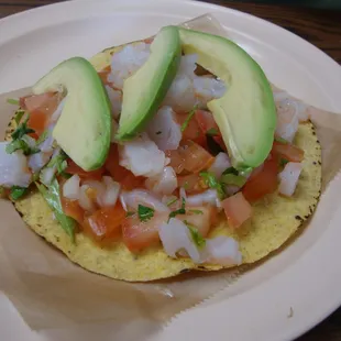 Mary&apos;s order of Shrimp Ceviche from Panaderia Mexican Food Taqueria Chapala March 30th 2012.