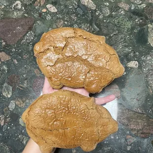 Freaking giant marranitos. Delicious, too!