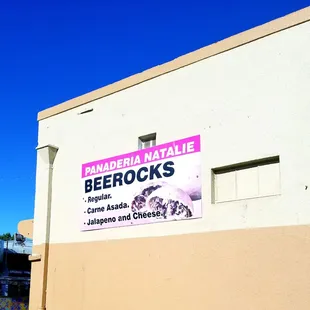 a sign on the side of a building