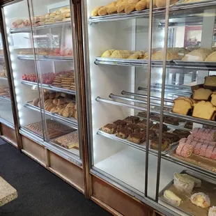 a variety of baked goods