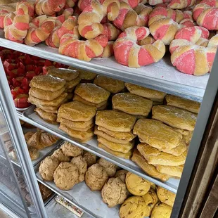 a variety of baked goods