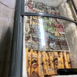 Mexican ice cream bars.  Arroz are a solid choice