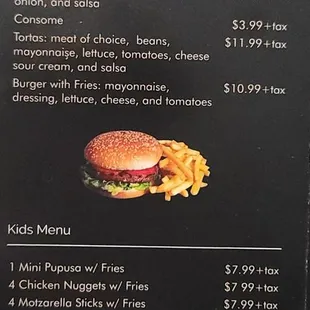 Menu side 4