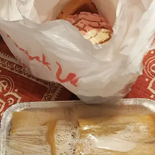 Delicious tamales and pan dulce!