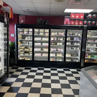 the inside of a grocery store