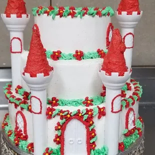 Castle tier cake