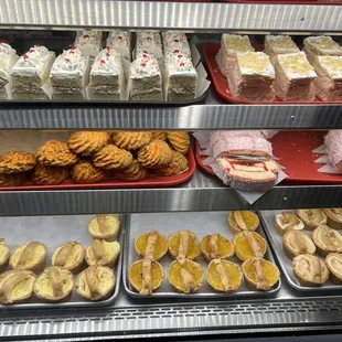 a variety of baked goods