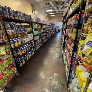a grocery store aisle
