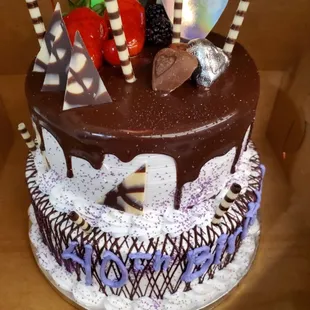 Client customized yogurt tres leches cake