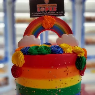 Rainbow cake