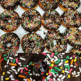 Chocolate Mexican style donuts