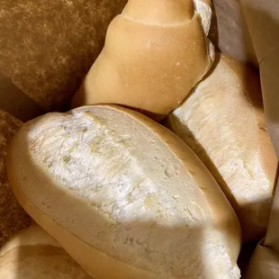 Bag of hot Bolillos