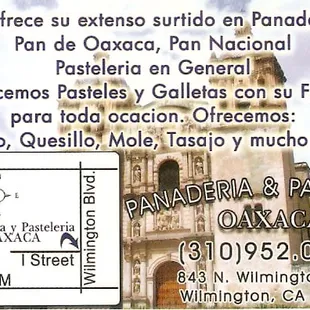 Back of Business Card