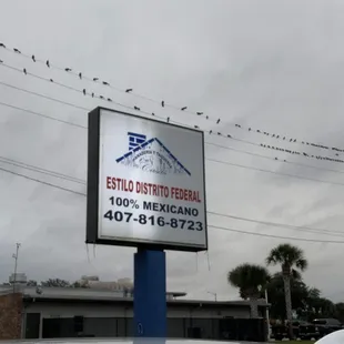 a sign for a mexican restaurant