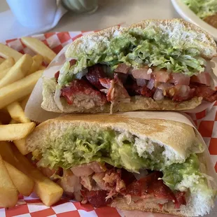 colita de pavo Tortas Lunch