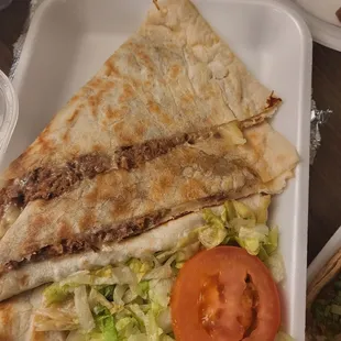 Pasty asada quesadillas