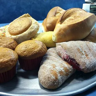 Pan dulce y bolillos. Parents fav and mine too!!