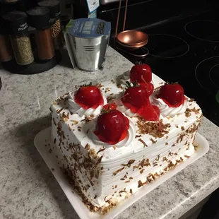 The cake I was given the next day to replace the moldy cake I purchased for my son's 2nd bday