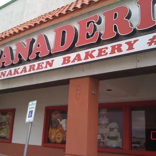 the front of the restaurant