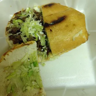 Torta carne Asada with extra cheese