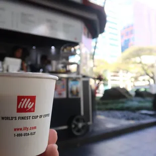 World's Finest Cup of Coffee illy!