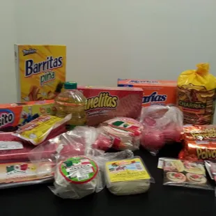 Great number of Mexican products, beef, sausage, chorizo, cheeses and veggies I was able to find at very affordable prices