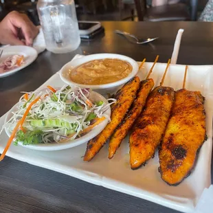 Chicken Sate (4 Sticks)