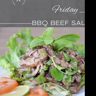 BBQ Beef salad