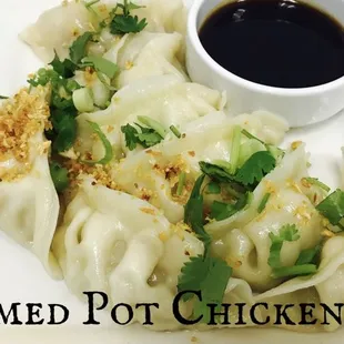 Steam Pot Sticker Chicken