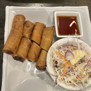 Crispy Spring Rolls (4 Rolls) - Pork