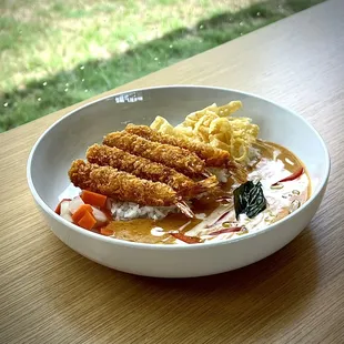 Panang Curry with Shrimp Temp