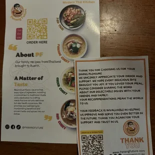 ramen and noodles, menu