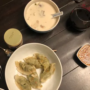 Tom Kha Chicken Soup, Dumpling Veggie