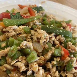 Pad Kra POW with Chicken