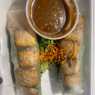 Vegan tofu spring roll Summer Roll