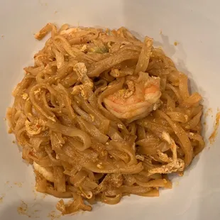 Shrimp pad Thai