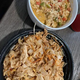 Evil Jungle Curry and Pad Thai