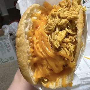 Shredded Chicken Arepa