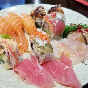 food, sashimi, sushi, sushi and sashimi