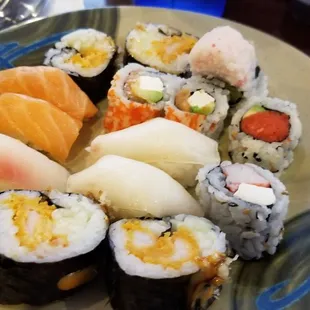 sushi, sushi and sashimi, food, sashimi