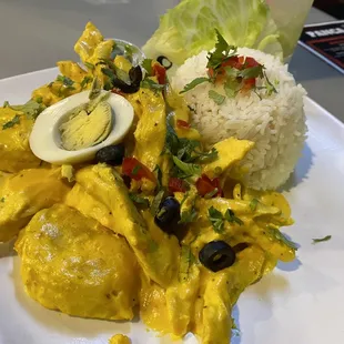 Ahi Aji de gallina--a must try!