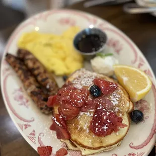 Lemon Ricotta Souffle Pancake