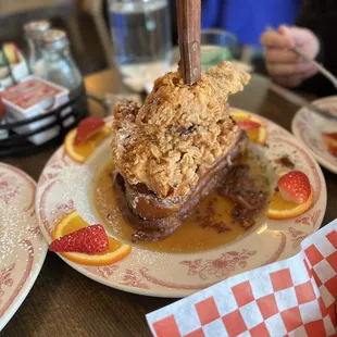 Fried chicken French toast