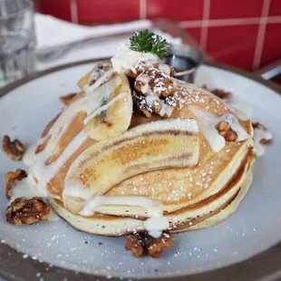 Banana Marscapone Pancake Souffle