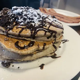 Oreo pancakes.