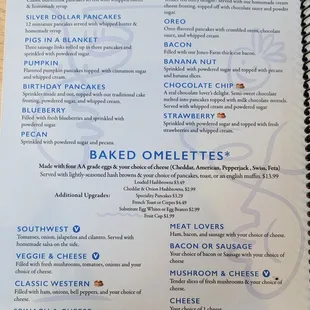 Menu as of 4/12/2023